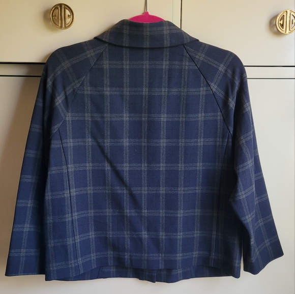 CAbi Connery Jacket Plaid Size Med - Picture 9 of 10